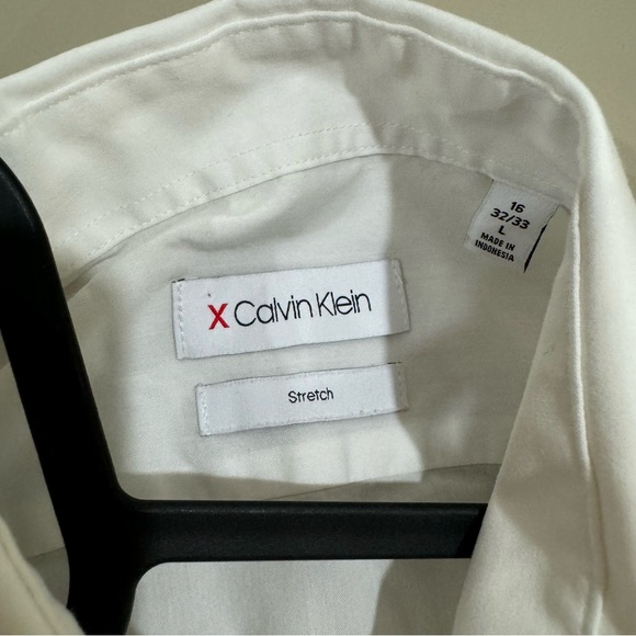 Calvin Klein Stretch Button Down, 16 32/33 - Picture 3 of 3